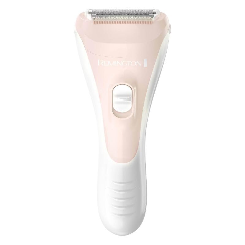 Remington WDF5030A Smooth & Silky Electric Shaver for Women, 4-Blade Smooth Glide Foil Shaver and Bikini Trimmer with Almond Oil Strip, Purple/White
