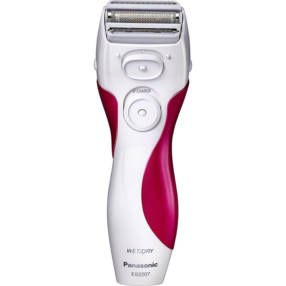 Panasonic Electric Razor for Women, Cordless 3-Blade Shaver with Pop-Up Trimmer, Wet Dry Operation - ES-AWL6AG (Mint)