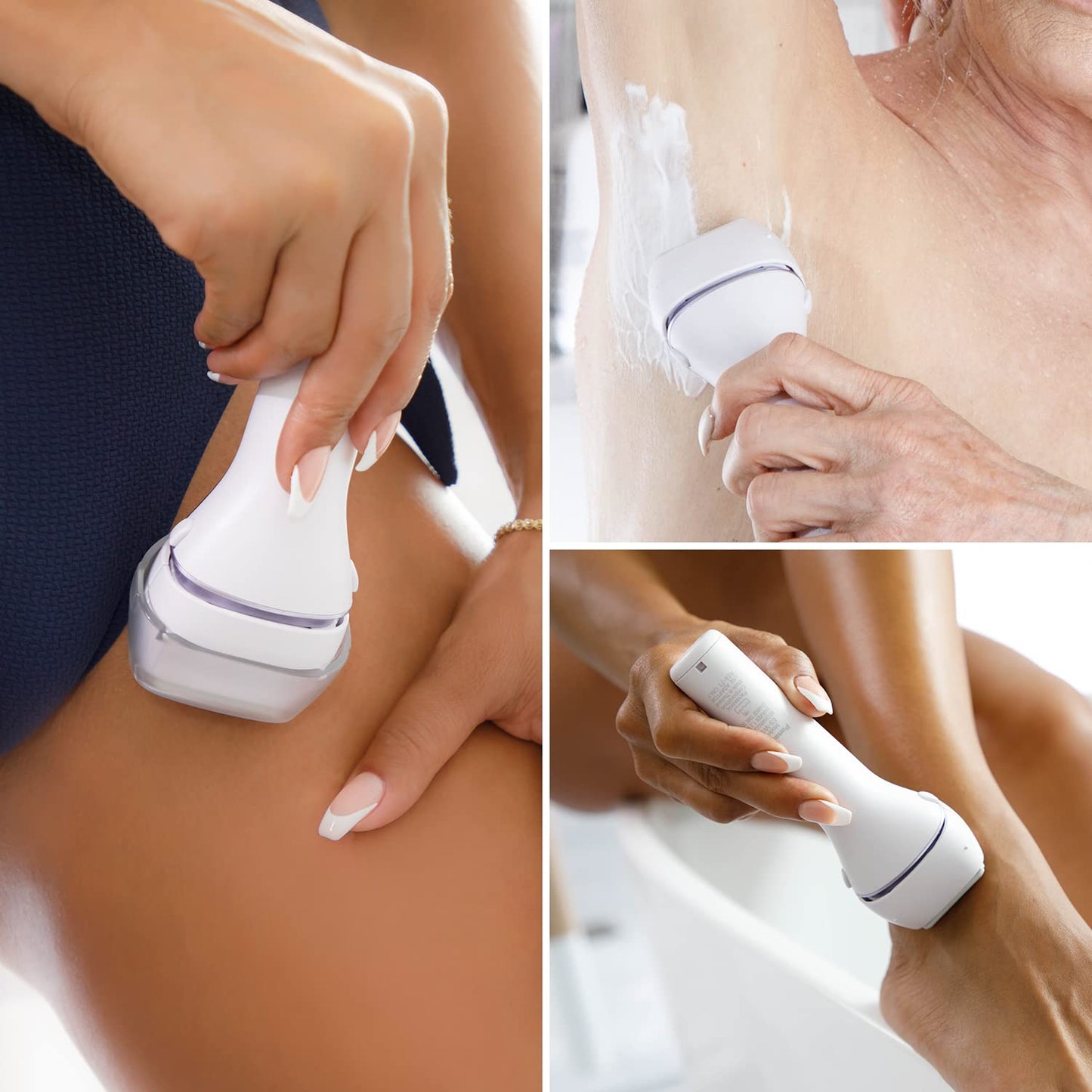 Panasonic Electric Razor for Women, Cordless 3-Blade Shaver with Pop-Up Trimmer, Wet Dry Operation - ES-AWL6AG (Mint)