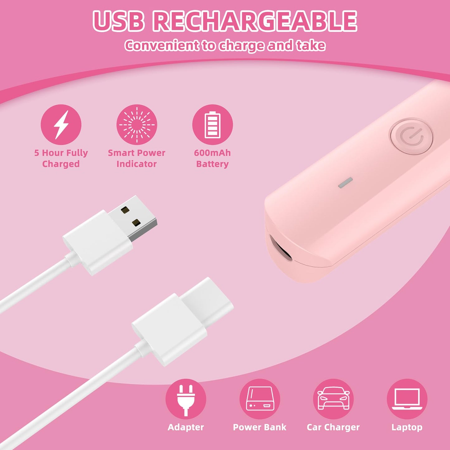 Electric Razors Shaver for Women, 3 in 1 Bikini Trimmer for Women, IPX7 Waterproof Pubic Hair Trimmer Women Wet & Dry Use, Rechargeable Hair Removal Kit for Face Body Leg Bikini Underarm Arm