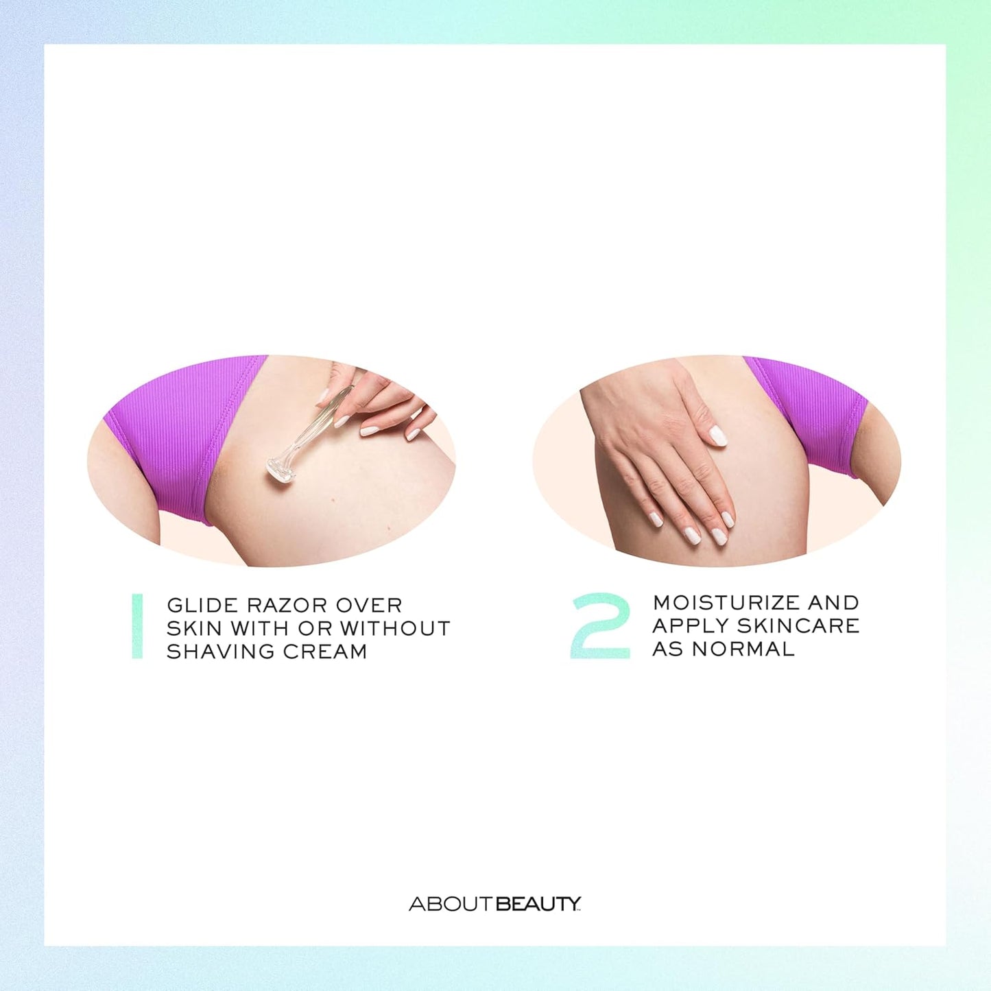Kai About Body Bikini Shavers - Gentle Razors for Shaving, Trimming & Exfoliating - Includes 3 Beauty Groomers