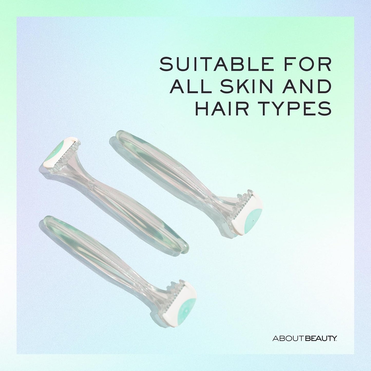 Kai About Body Bikini Shavers - Gentle Razors for Shaving, Trimming & Exfoliating - Includes 3 Beauty Groomers